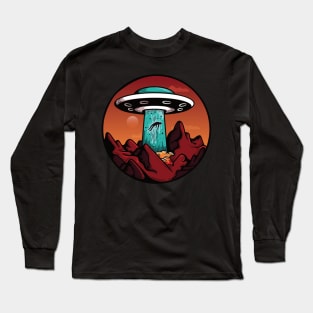 Alien Abduction in the Desert Long Sleeve T-Shirt